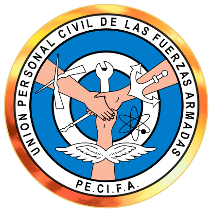 Escudo de PECIFA — Unión del Personal Civil de las Fuerzas Armadas de la República Argentina